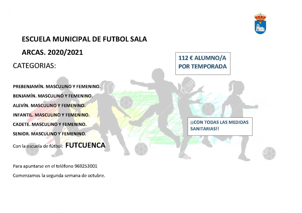 Escuela municipal de f�tbol de Arcas